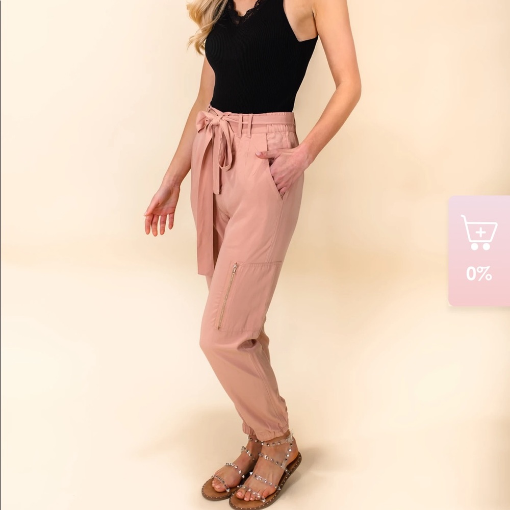 BNWT Typically Blush boutique blush pants
